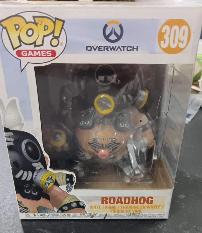 Funko Pop! Games 309: Overwatch - Roadhog Super Sized 6'' Vinyl Figure