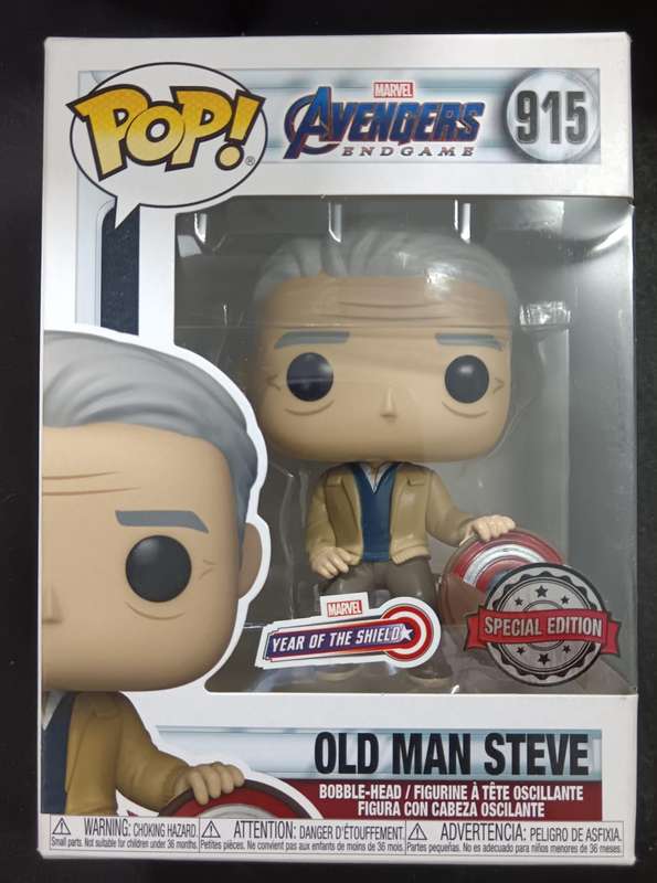 FUNKO POP! Marvel Special Edition Year Of The Shield Old Man Steve #915