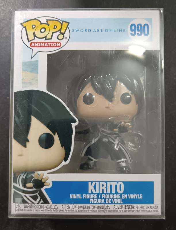Funko Pop! Vinyl: Sword Art Online - Kirito #990 W/Protector