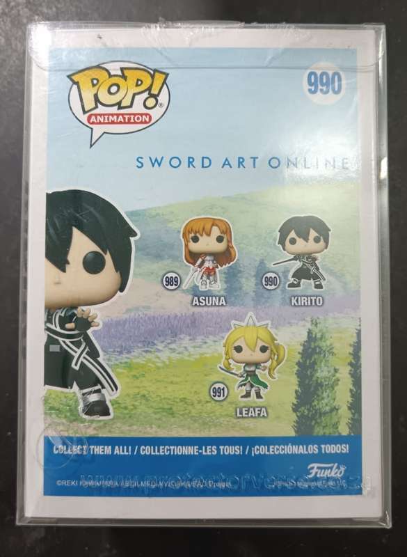Funko Pop! Vinyl: Sword Art Online - Kirito #990 W/Protector