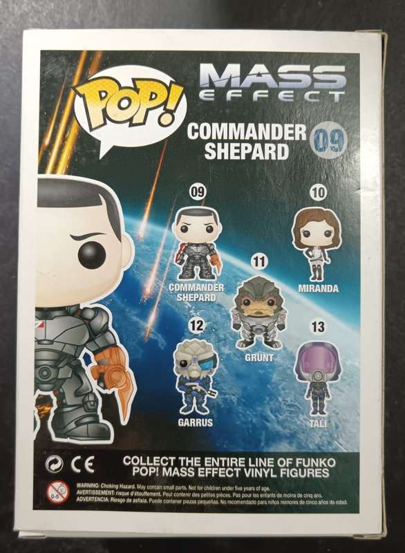 Funko Pop! Vinyl: Mass Effect - Commander Shepard #09