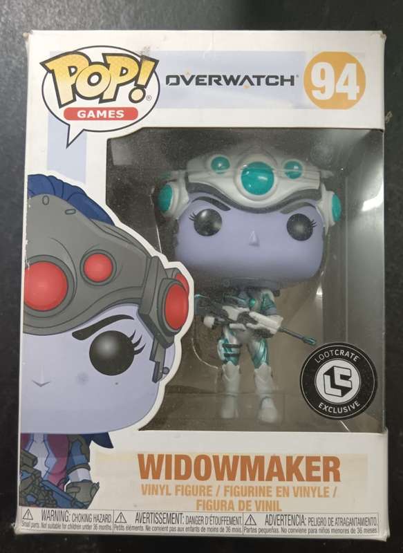 Funko Pop Overwatch Widowmaker Vinyl Figure Loot Crate Exclusive 94 Blizzard