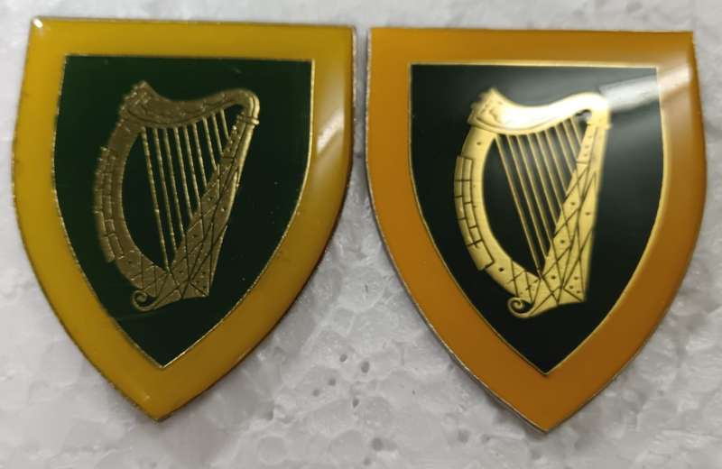 SADF - SA Irish Regiment Shoulder Flash Pair