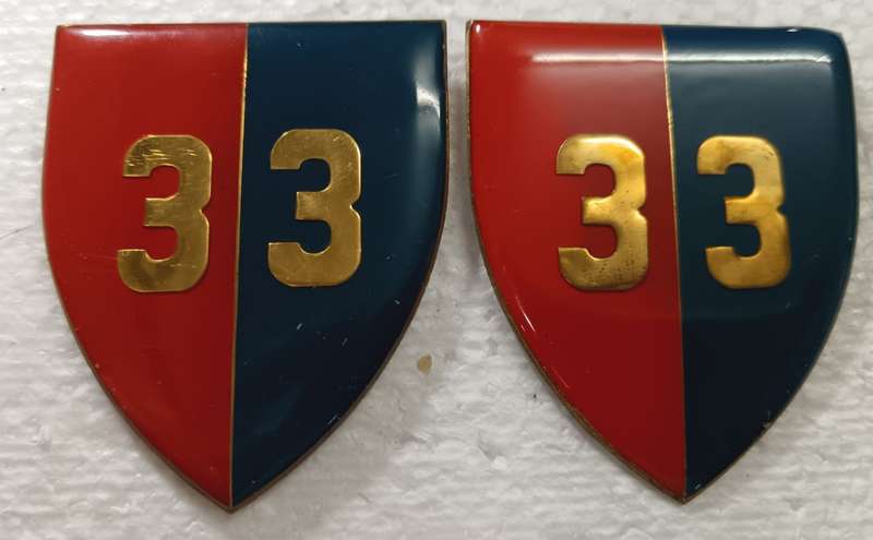 SADF - 33 Field Workshop Shoulder Flash Pair