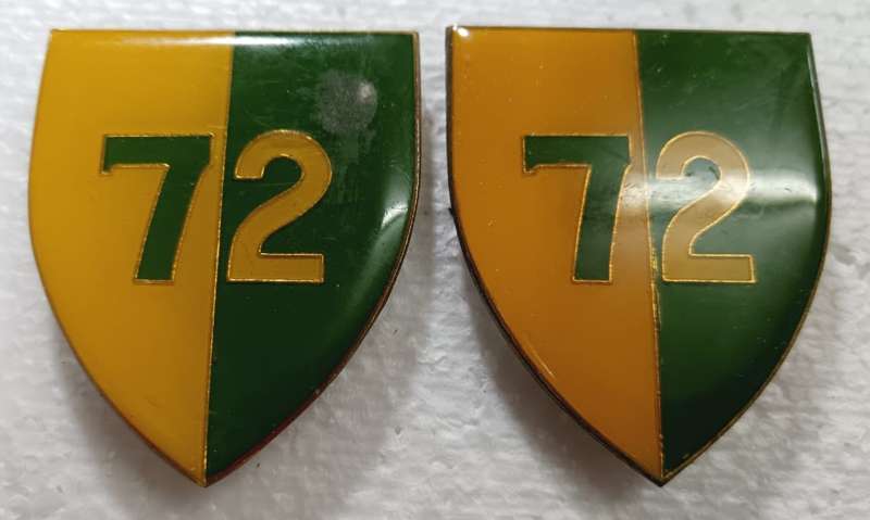 SADF - 72 Motorised Brigade Shoulder Flash Pair