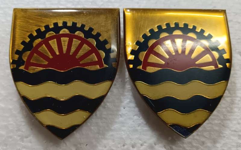 SADF - Klersdorp Commando Shoulder Flash Pair