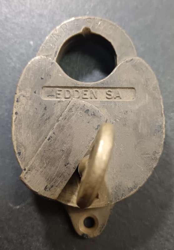 South African Railways Padlock with Key