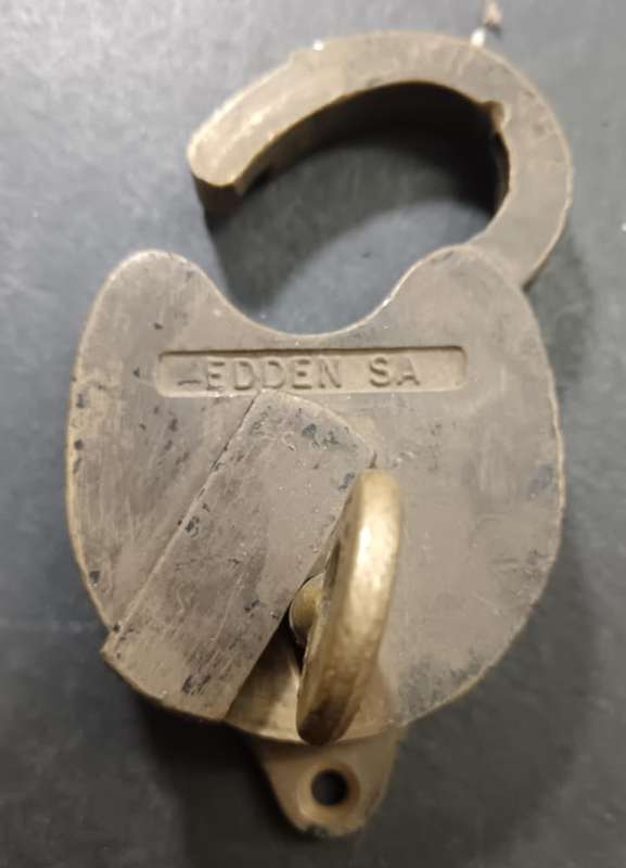 South African Railways Padlock with Key
