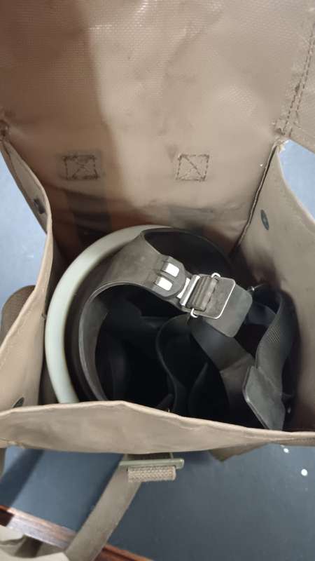 Vintage Gas Mask with Carry Case