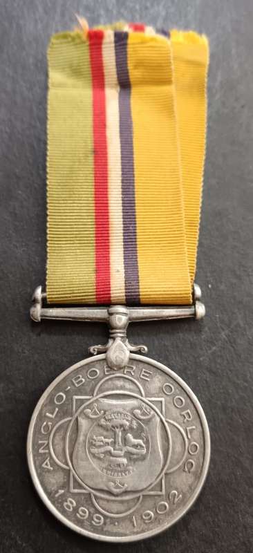 Full Size Boer WAR ABO Medal:Burger C.J.H Taljaard