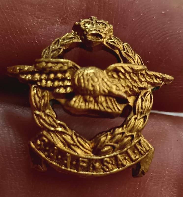 South African Air Force World War Two Era Cap Badge - Special Piece