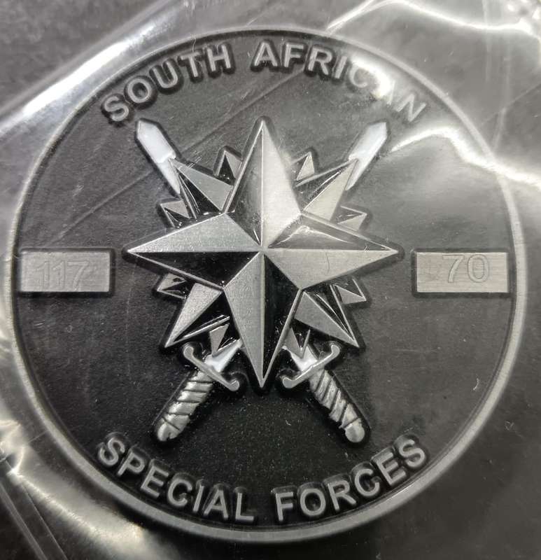 SADF/SANDF - Special Forces ( Recce ) Challenge Coin
