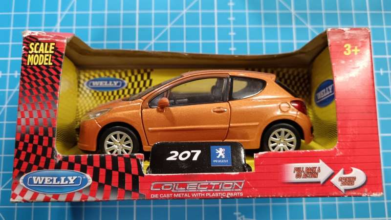 Welly - Peugeot 207 Model In Box