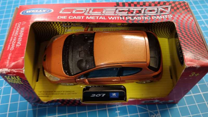 Welly - Peugeot 207 Model In Box