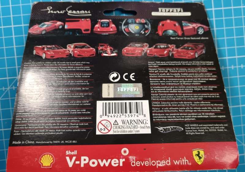 Shell V-Power - Ferrari Collection Model