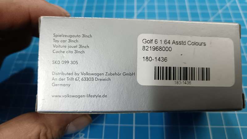 Volkswagen Golf 6 Model In Box