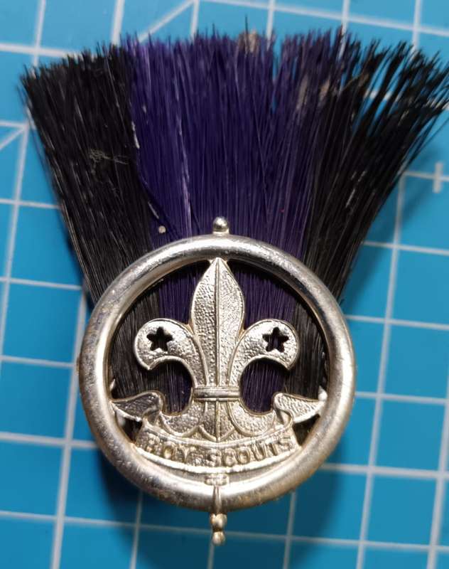 Boy Scout Commissioner's Hat Plume Badge