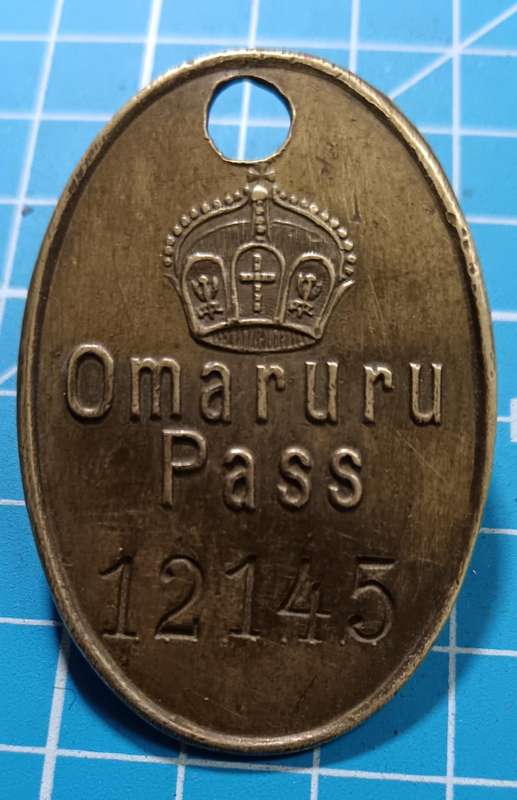 Deutsch-SüdWestAfrika ( SWA ) Omaruru Herero Pass 12145 Token