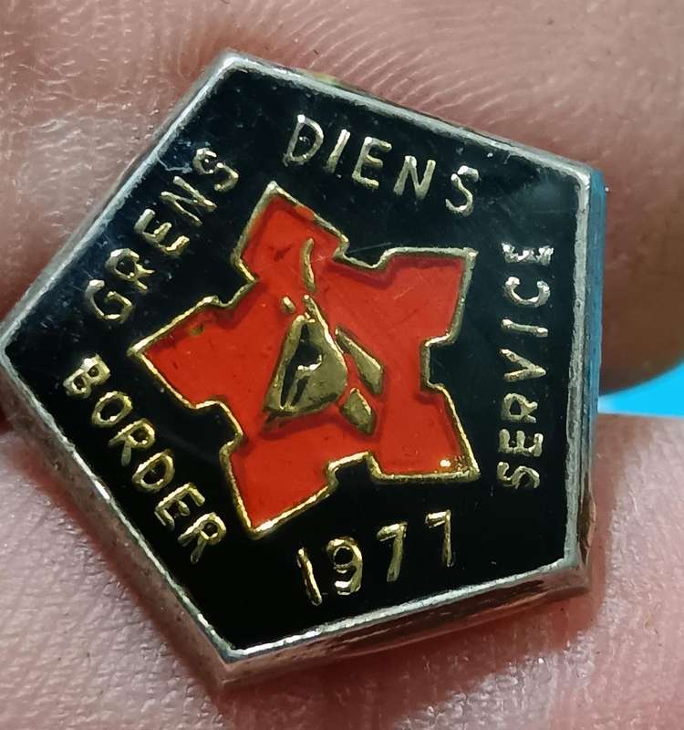 SADF - 1977 Border Service Pin Badge