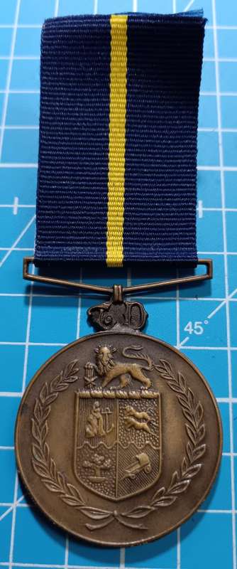 Full Size South African (SAP) Medal for Faithful Service