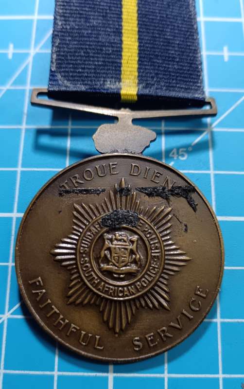 Full Size South African (SAP) Medal for Faithful Service