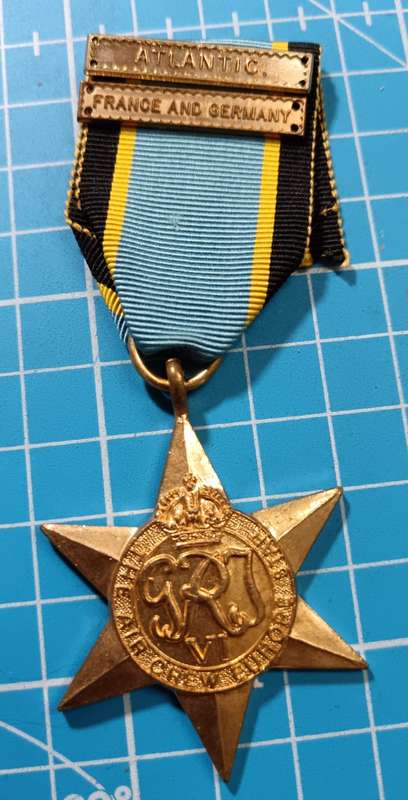 United Kingdom Issue - Full Size World War Two Aircrew Europa Star ( Selling as a Copy )