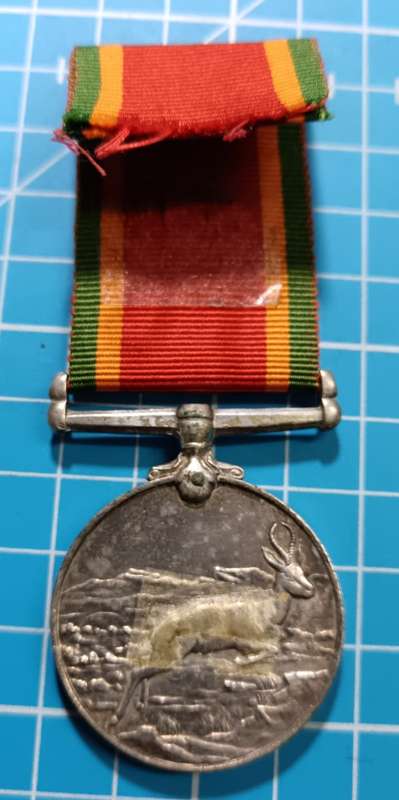 Full Size World War Two Silver Africa Service Medal:Doughlas