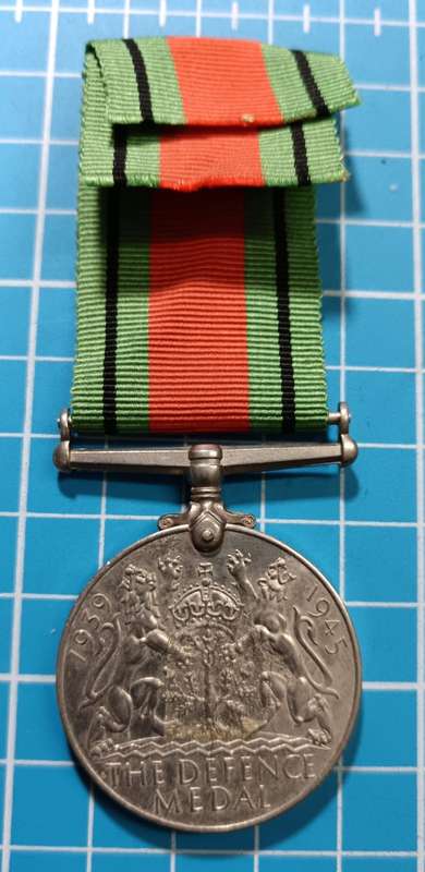 United Kingdom Issue - Full Size World War Two War Defence Medal