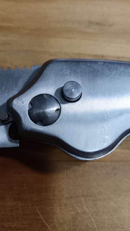Modern Stainless Steel Folding Knife