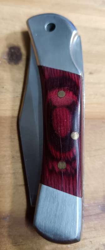 Vintage Stainless Steel Folding Knife