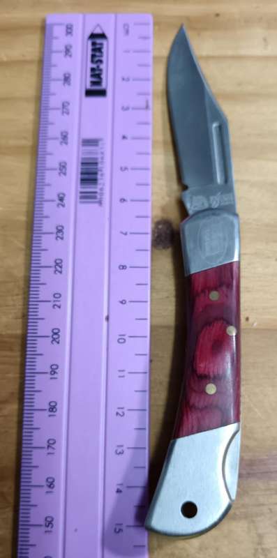 Vintage Stainless Steel Folding Knife