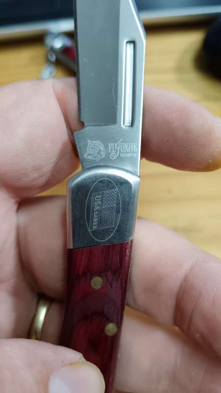 Vintage Stainless Steel Folding Knife