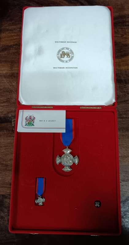 Special Piece - South African Woltermade Decoration Class II in Original Case Issued to Mr.Boshoff