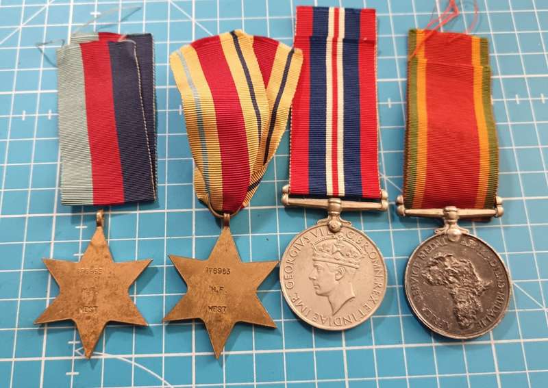 Full Size World War Two Group of 4: