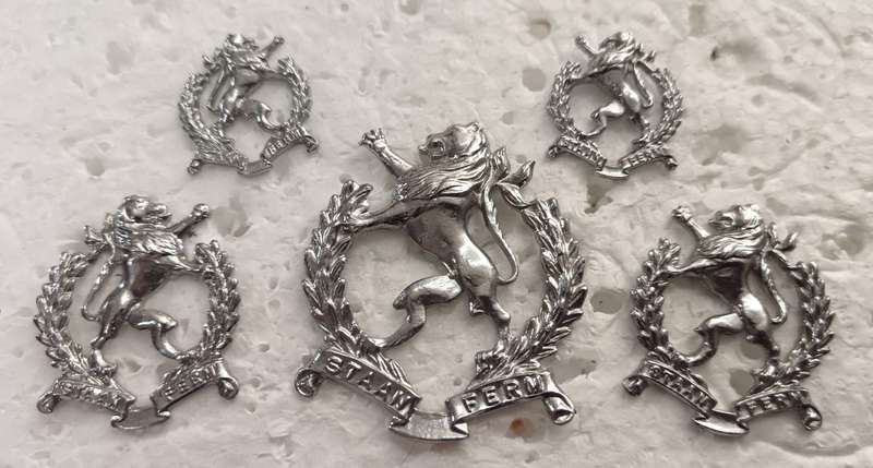 SADF - Regiment Highveld Completes Set - Cap, Collars and Mess Dress Collars