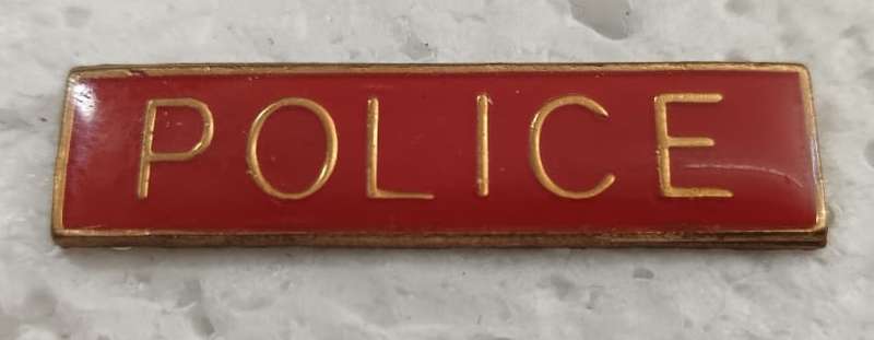 (Homelands) Bop Police Title Badge