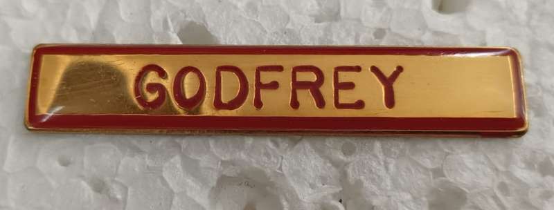 SADF - Name Tag ( Godfey )