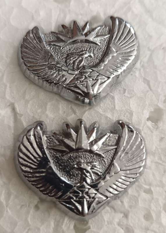 SANDF - Major Rank Badge Pair