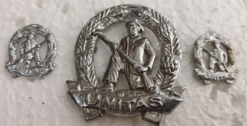 SADF - Commando Cap Badge and Mess Dress Collars