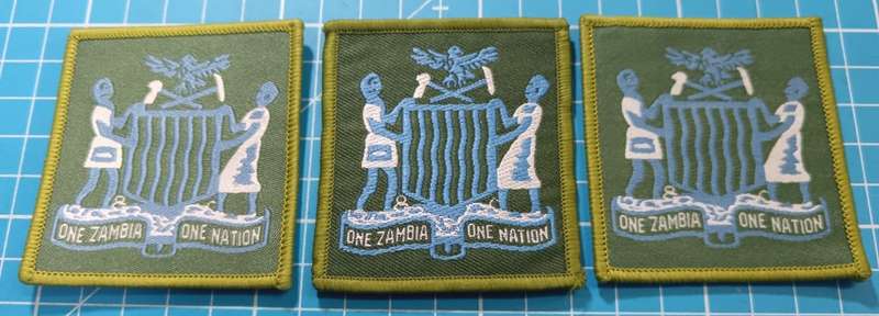Zambia Defence Force Cloth Badges