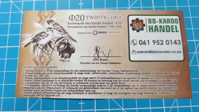 Oriania - 20 Ore Note in UNC