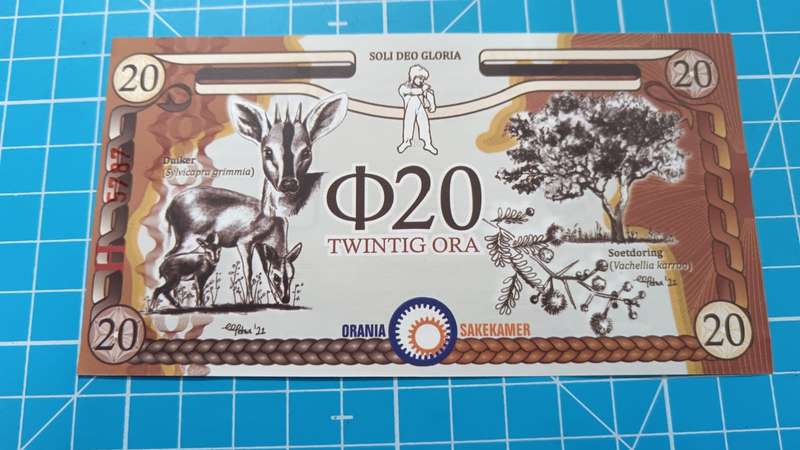Oriania - 20 Ore Note in UNC