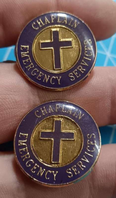Emergency Services Chaplain Collar Badges