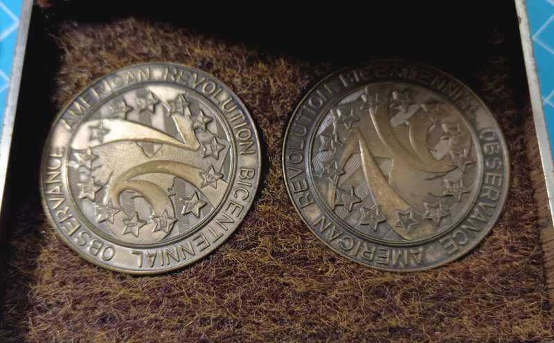 1976 Seal of The Grand Lodge of New Jersey Masonic American Revolution Bicentennial Sun Star