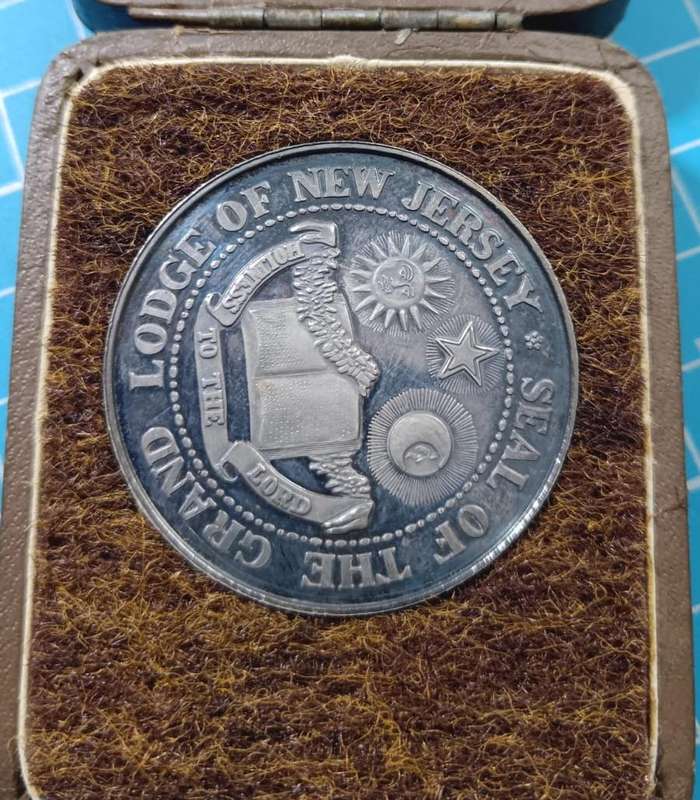 1976 Seal of The Grand Lodge of New Jersey Masonic - 1 OZ Silver