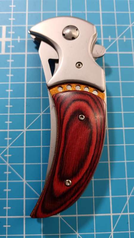 Modern Stainless Steel Folding Knife