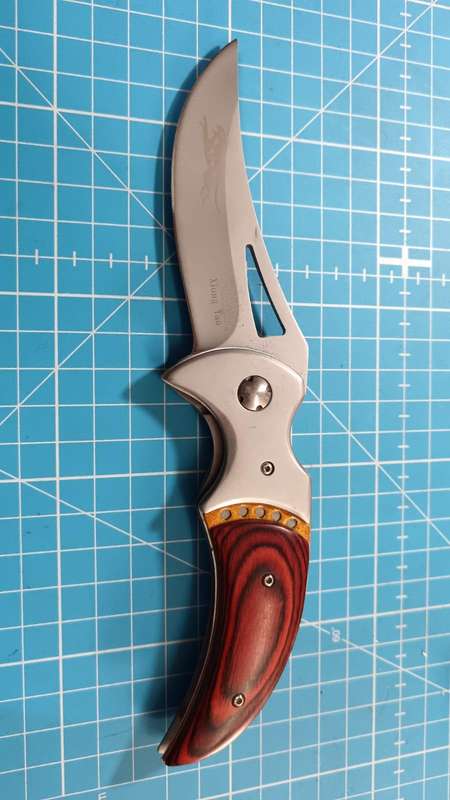 Modern Stainless Steel Folding Knife