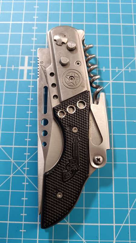 Modern Stainless Steel Folding Knife