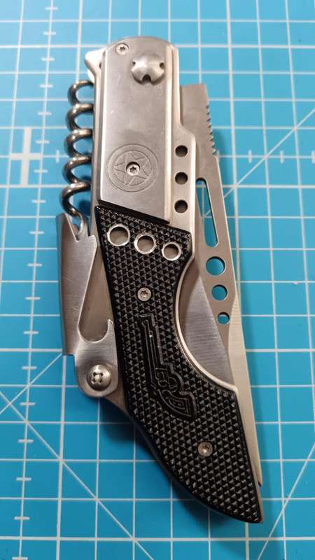 Modern Stainless Steel Folding Knife