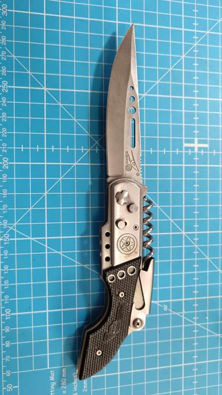 Modern Stainless Steel Folding Knife